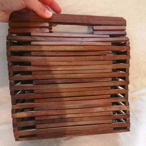 Wooden purse